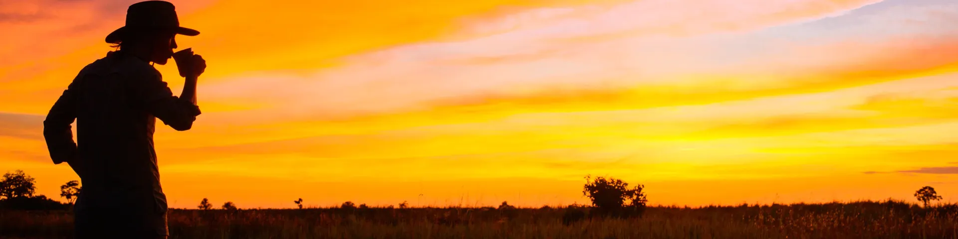 7 Day Best of Kwando Botswana Safari Banner Kwando Lebala Camp Tea at sunrise